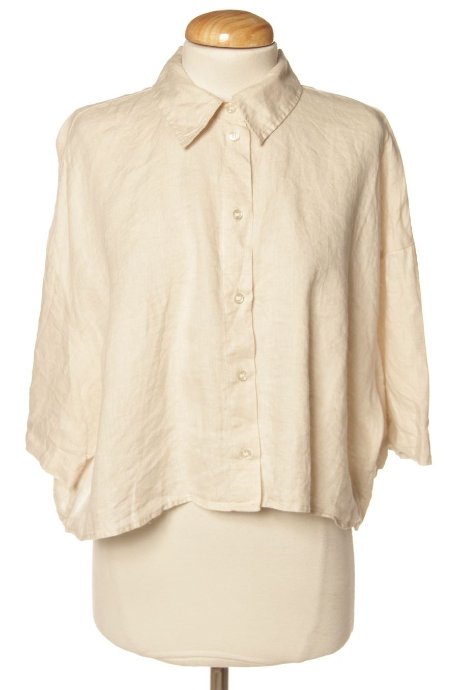 Chemise H&M de la taille L, de couleur beige