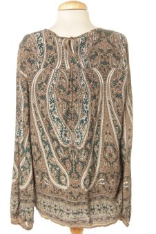 Blusa a maniche lunghe M Erre de raso