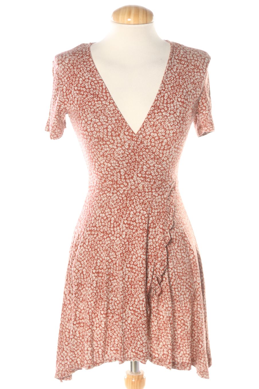 Robe casual Pull & Bear de la taille XS, de couleur fleurs