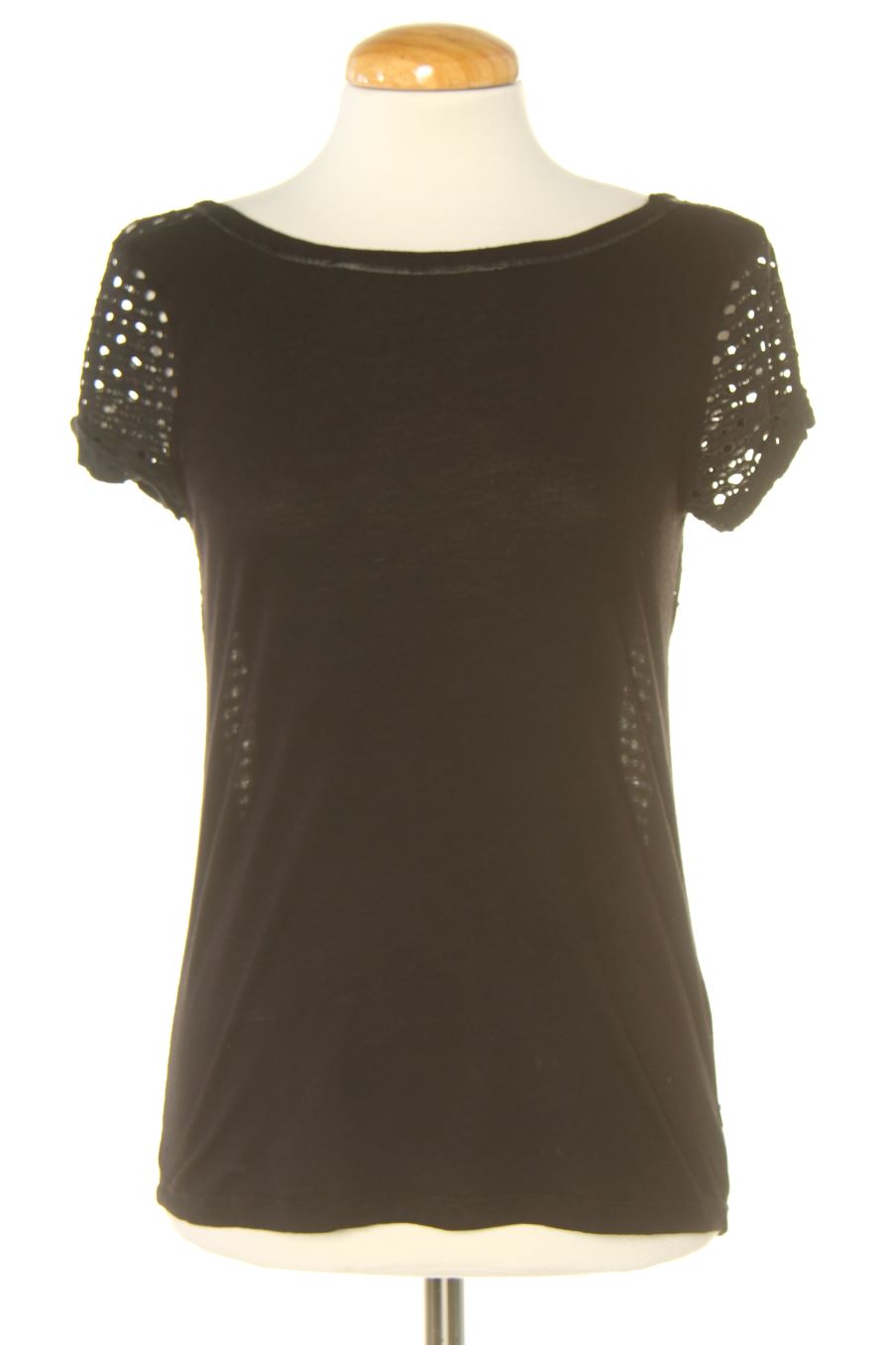Blouse à manches courtes I.CODE de la taille XS, de couleur noir