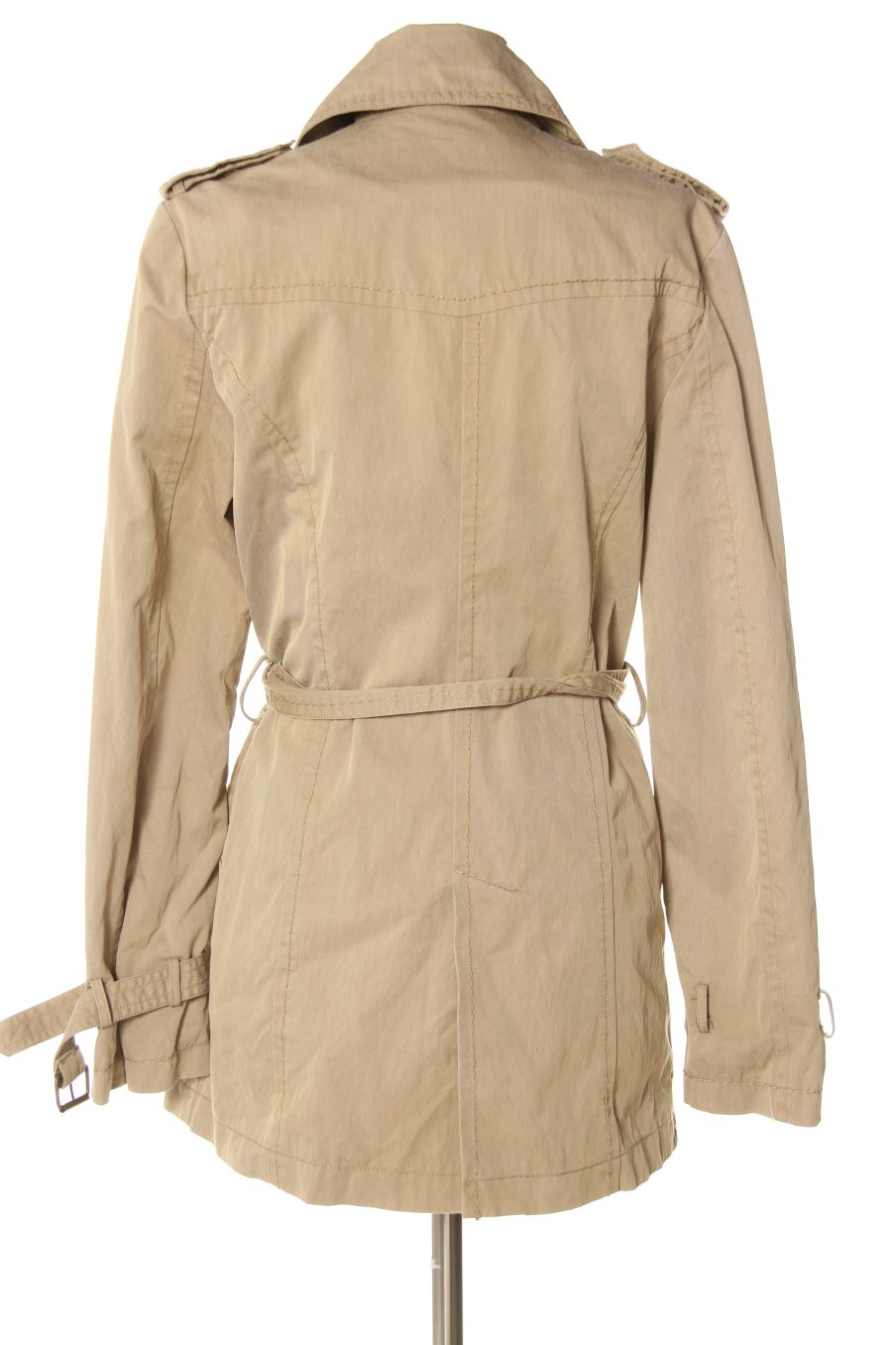 Gabardina de Massimo Dutti de la talla M, de color marrón