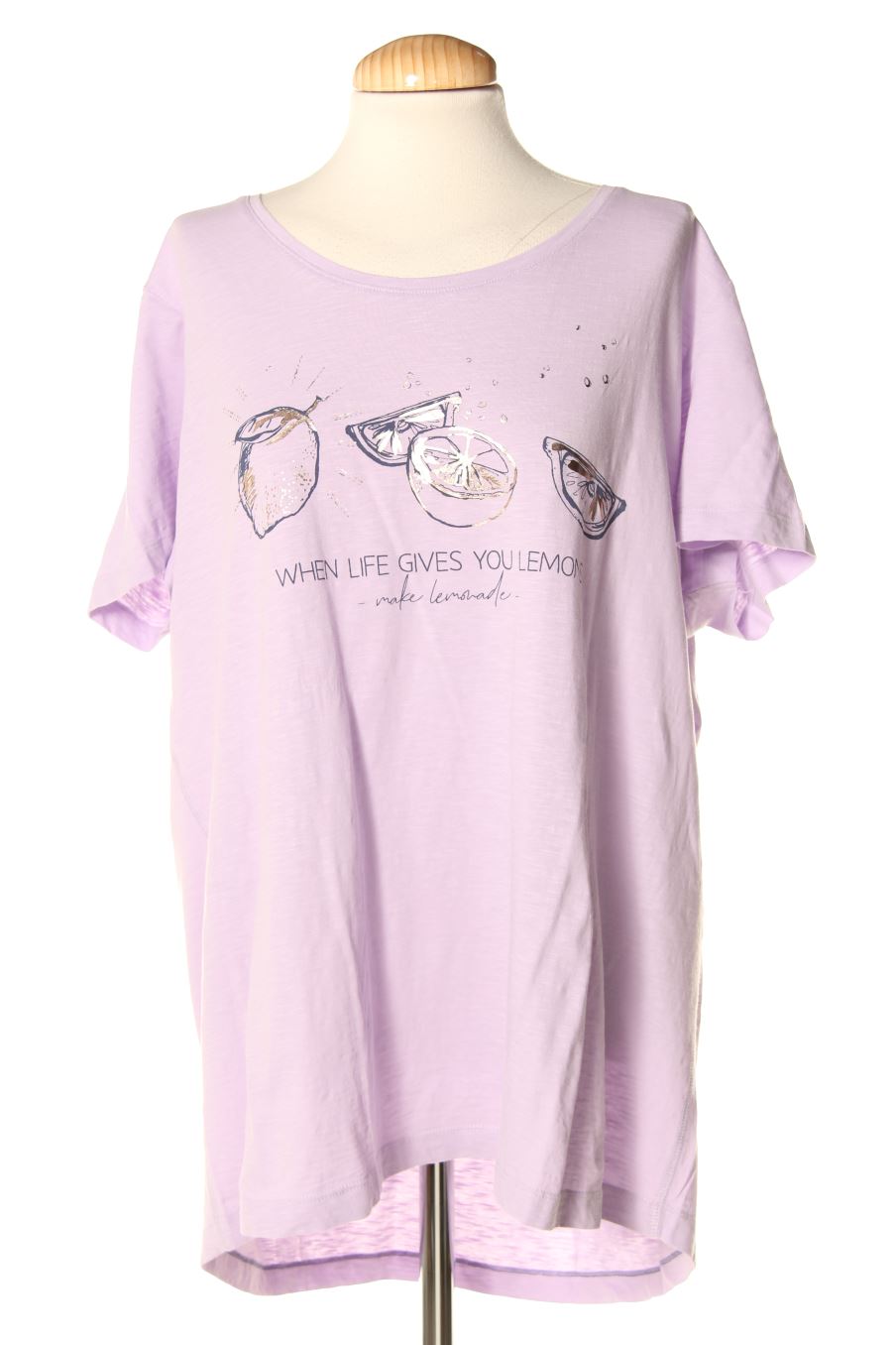 Camiseta de Cecil de la talla XXL, de color morado