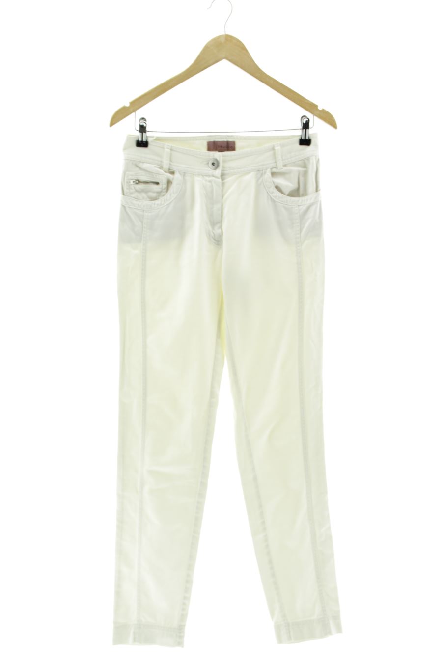 Pantalón de Trucco de la talla 38, de color blanco