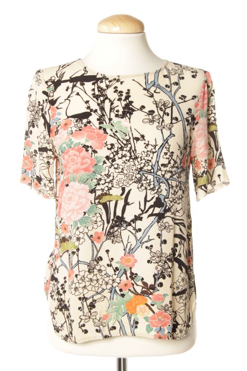 Blusa a maniche corte