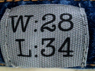 Jeans Vero moda de la taille 38, de couleur bleu de denim