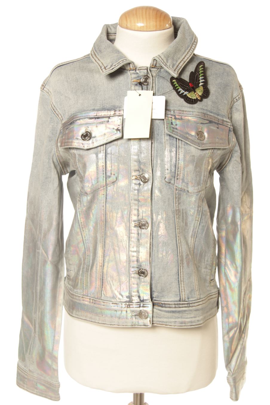 Blouson Desigual de la taille M, de couleur bleu de denim