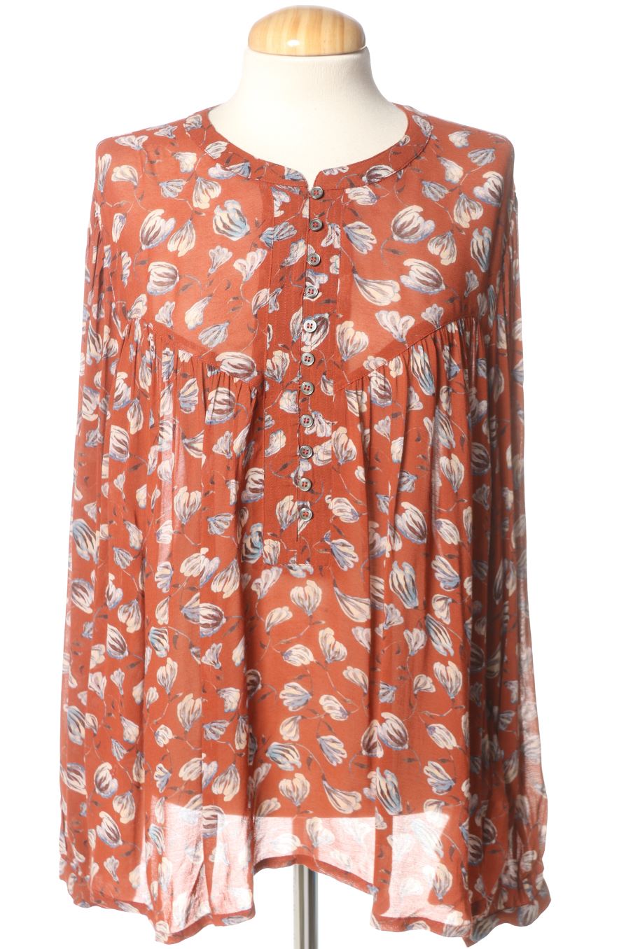 Blusa a maniche lunghe de Indi & Cold de la talla XL, de color stampato