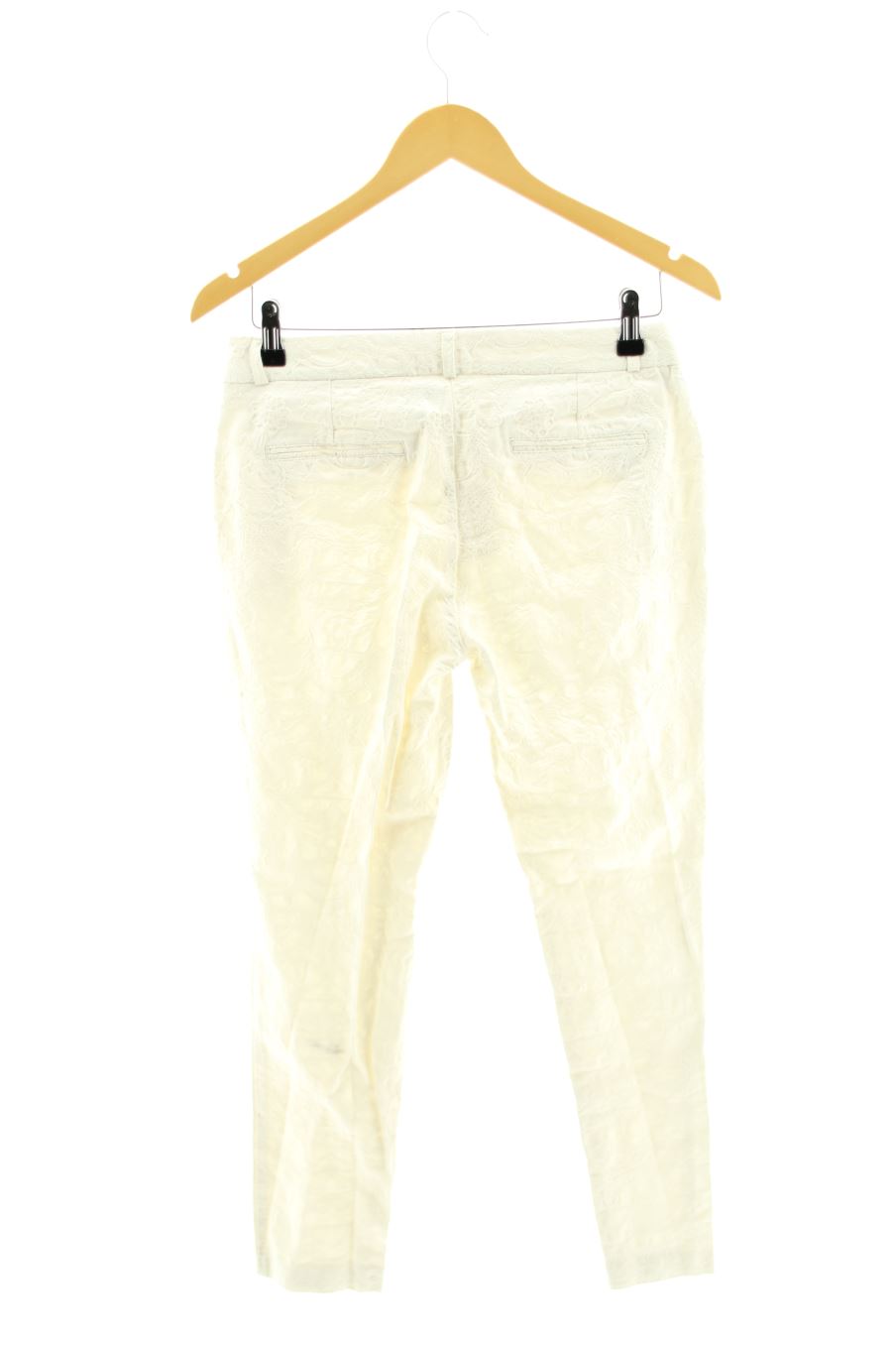 Pantalon Camaieu de la taille 38, de couleur blanc