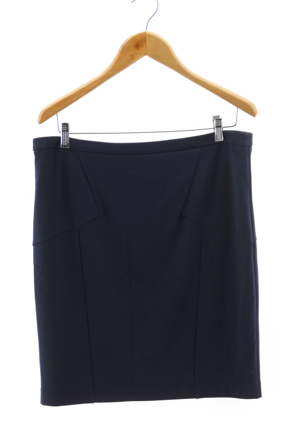 Falda de Mango de la talla XL, de color azul marino