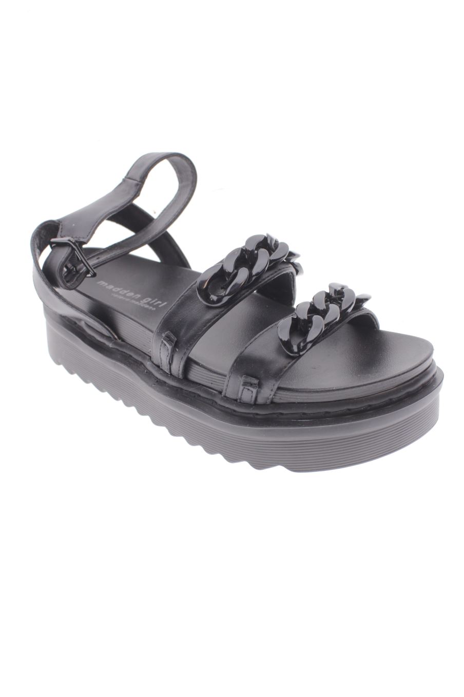 Sandalias planas de Madden girl de la talla 40, de color negro de