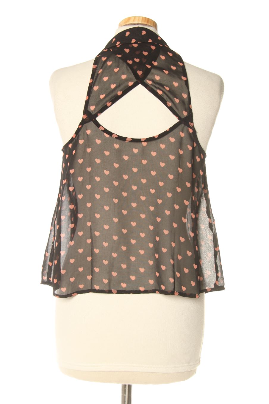 Camisa sin mangas de Bershka de la talla M, de color negro