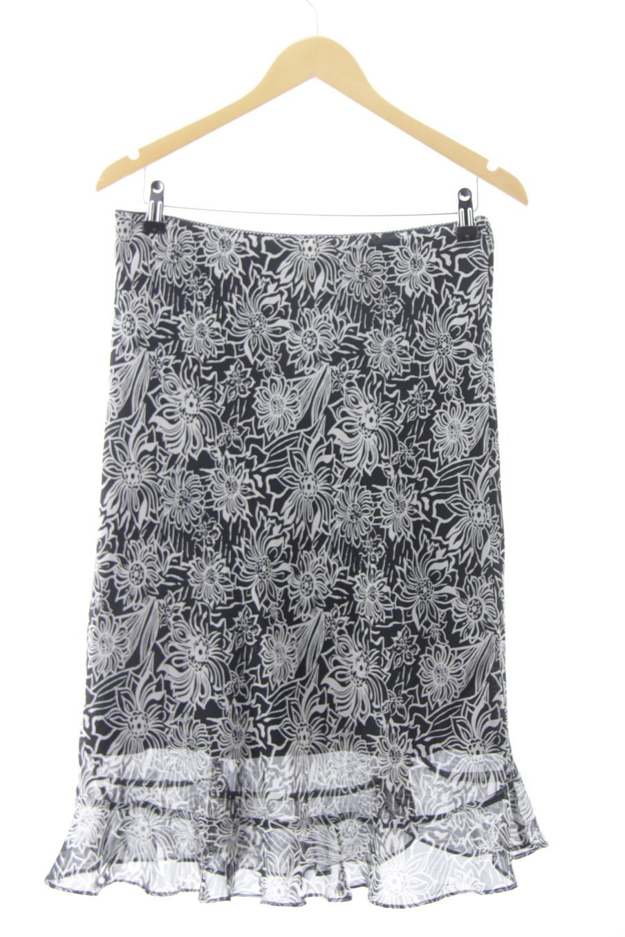 Aufwändiger Rock von Esprit Größe 42, Farbe Geblümt, für