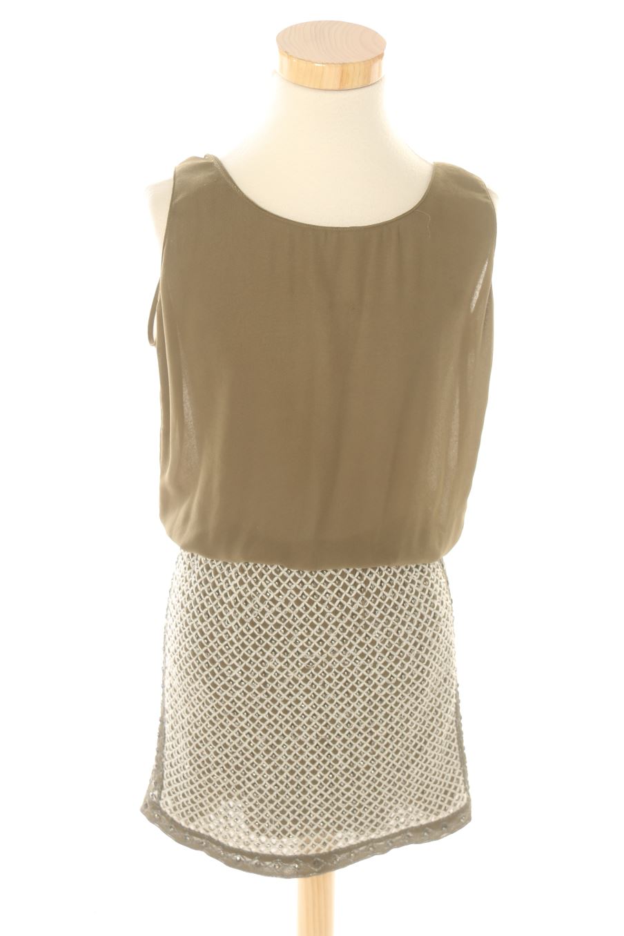 Robe casual Trafaluc de la taille S, de couleur vert
