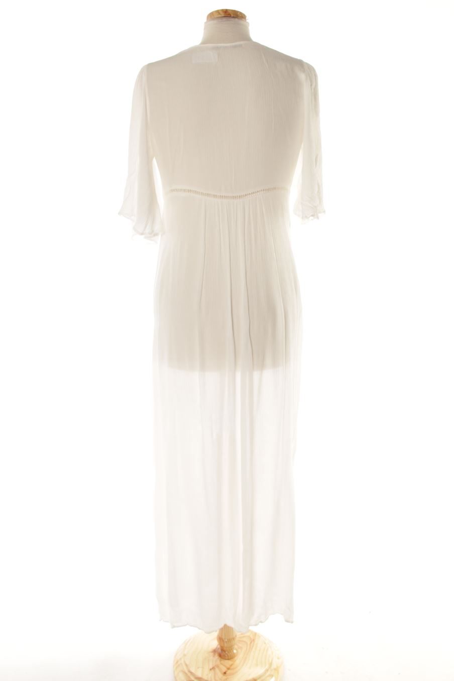 Kimono de Zara de la talla S, de color blanco