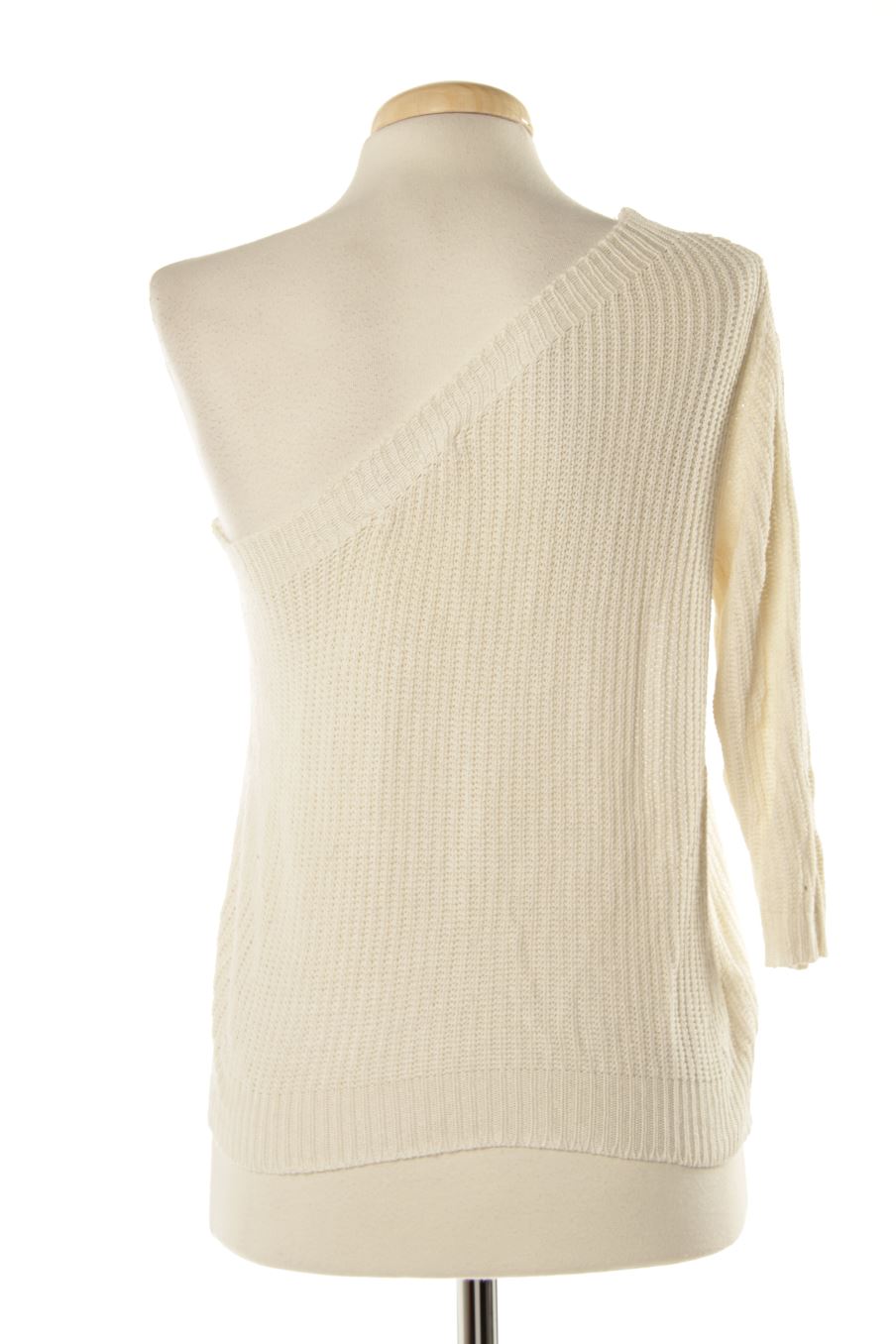 Pull Brownie de la taille XS, de couleur blanc