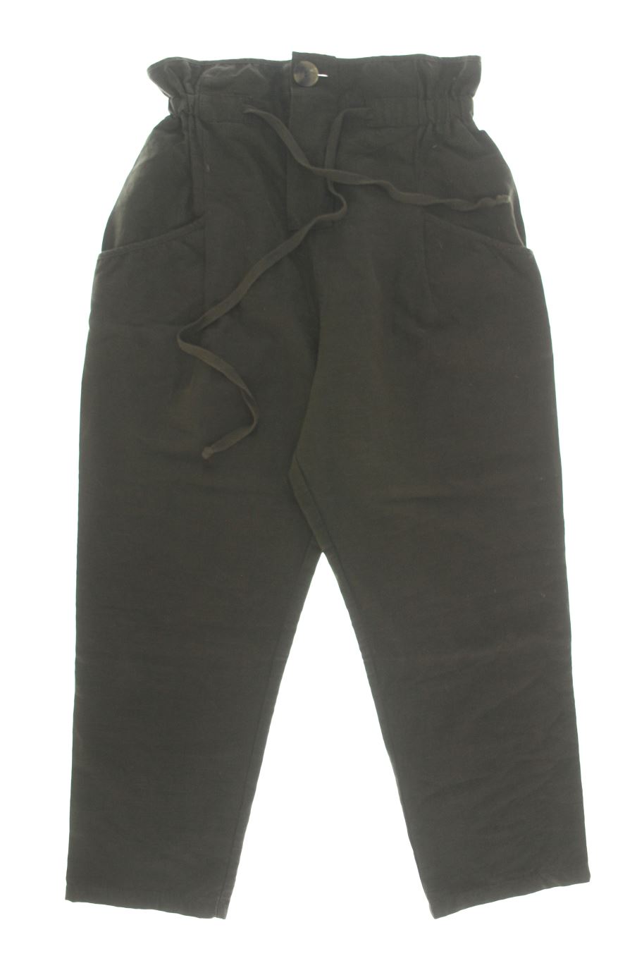 Pantalon Zara de la taille M, de couleur vert