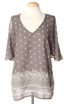 Kurzärmelige Bluse 40 BLANCHEPORTE