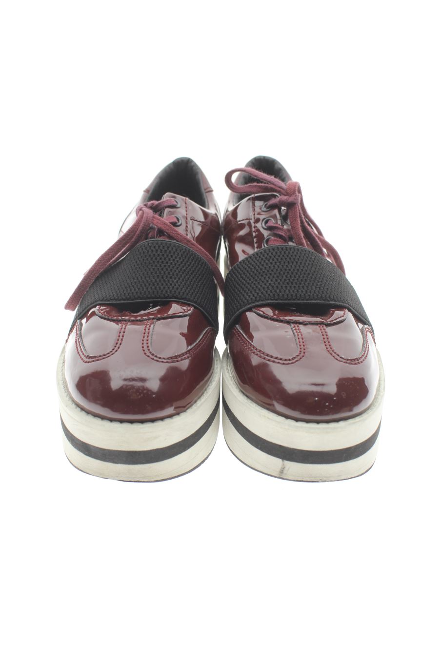 Plataformas de CUEMEND de la talla 38, de color burdeos de