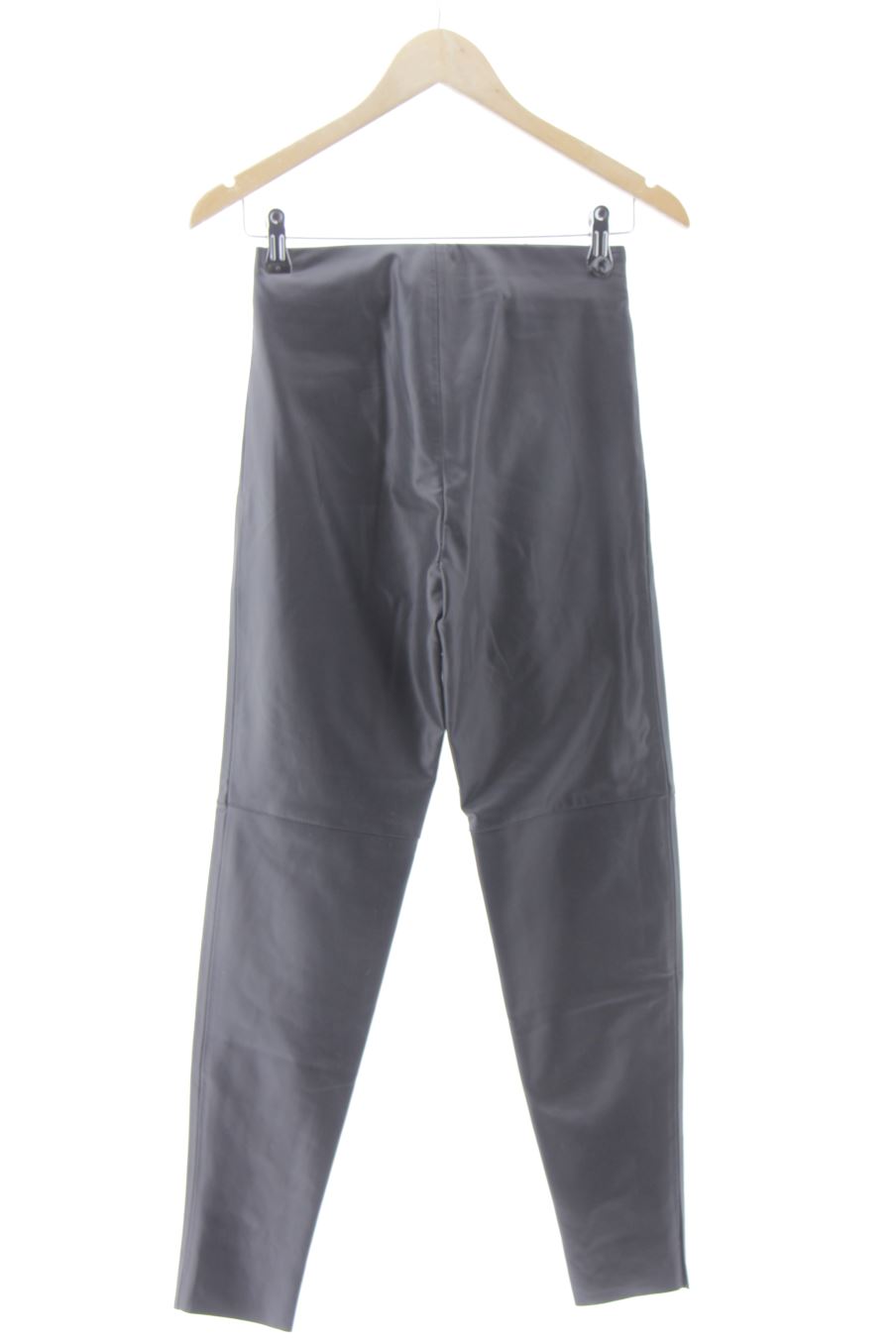 Pantalón de Zara de la talla S, de color negro de sintético