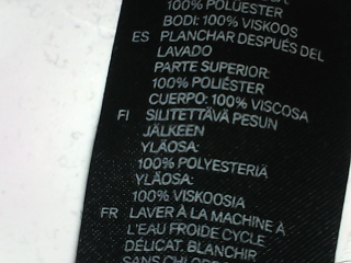 Blusa de manga corta de H&M de la talla S, de color negro