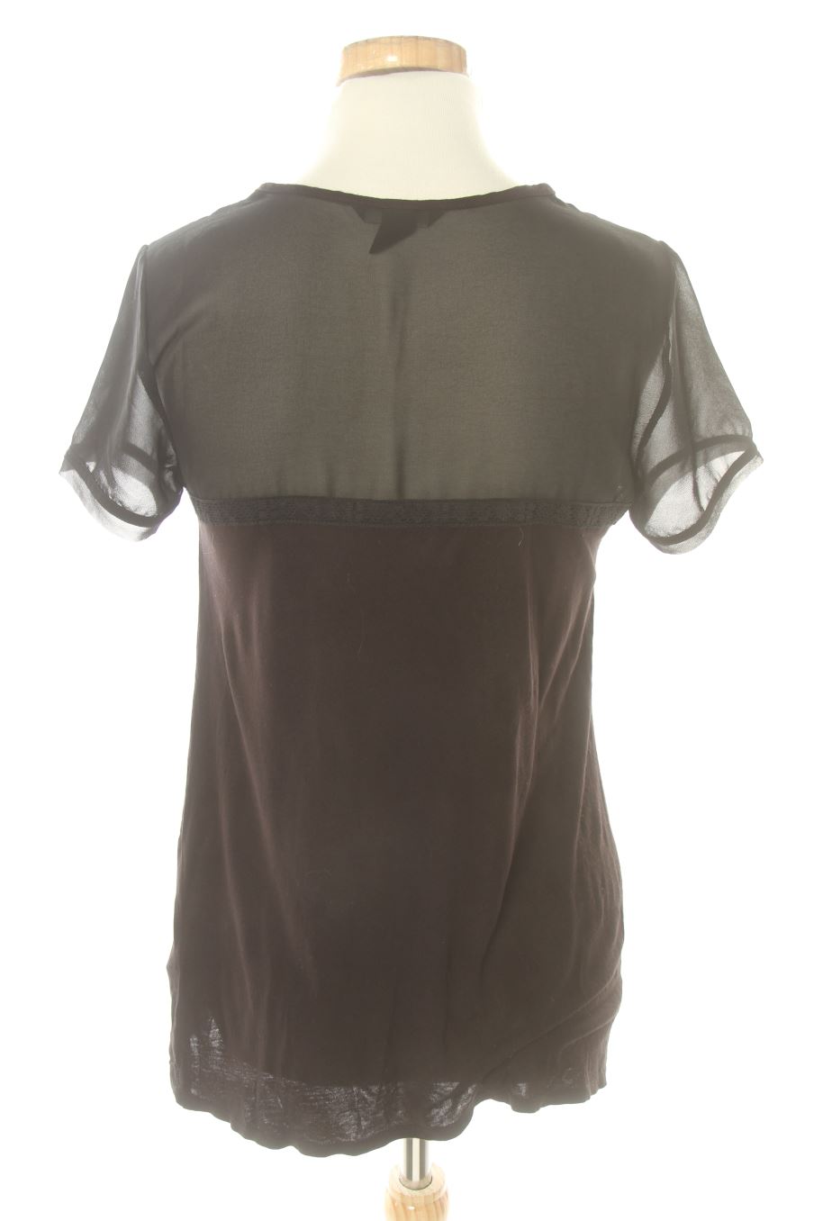 Blusa de manga corta de H&M de la talla S, de color negro
