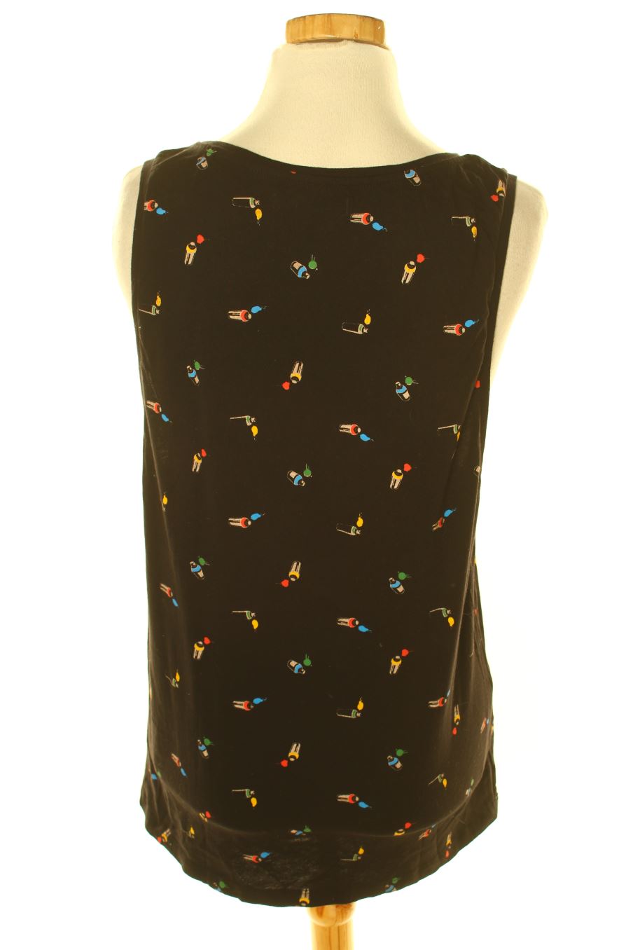 Débardeur Bershka de la taille S, de couleur noir