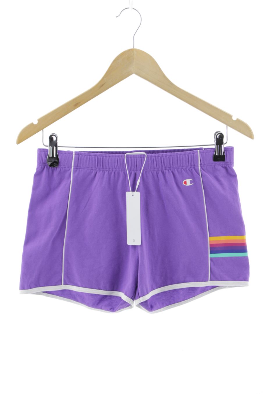 Pantalon Sport Champion de la taille 13 ans avec une étiquette