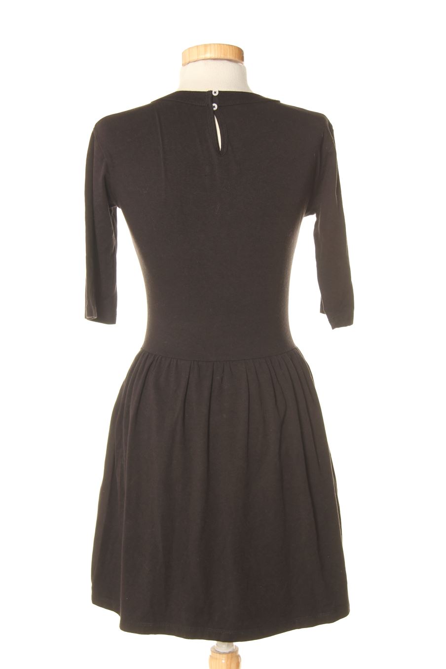 Vestido casual de Green coast de la talla XS, de color negro