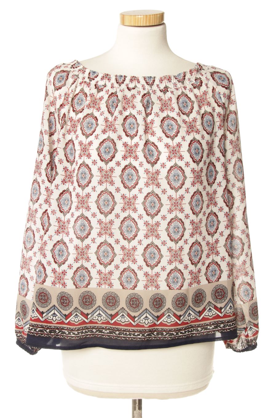 Blouse à manches longues Stradivarius de la taille M, de couleur imprimés