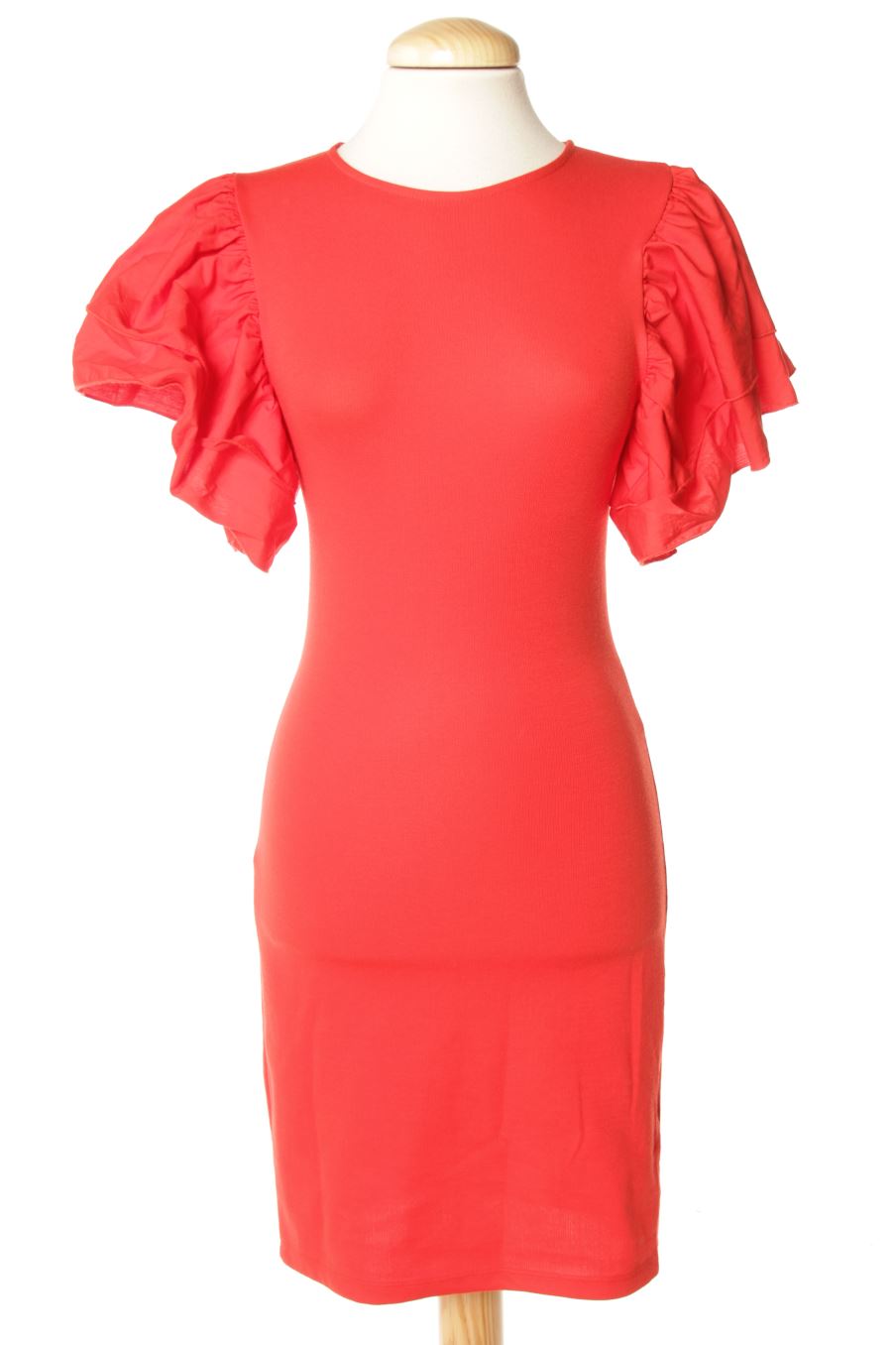 Robe casual Zara de la taille M, de couleur rouge
