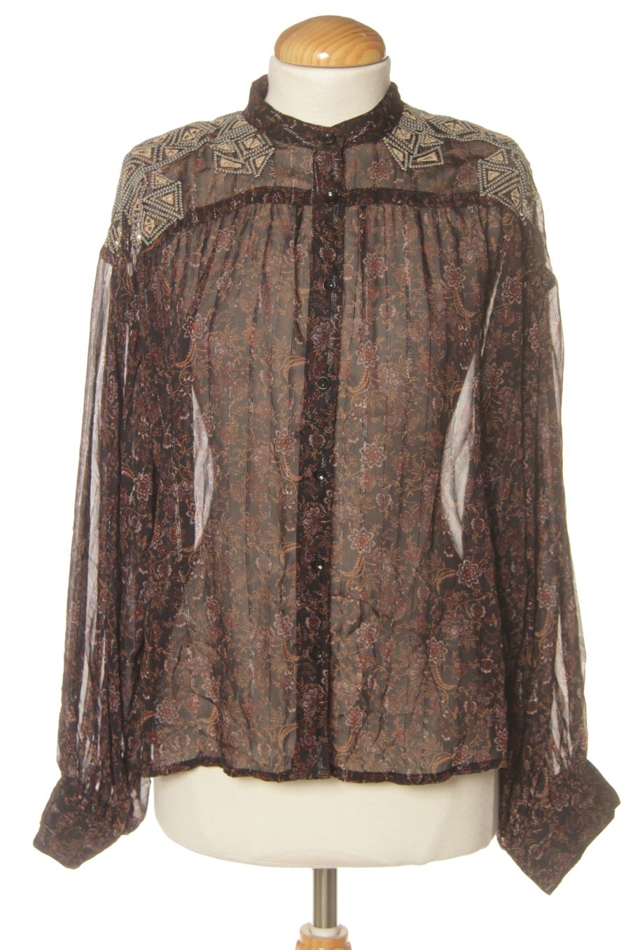 Camisa de Zara de la talla S, de color estampado
