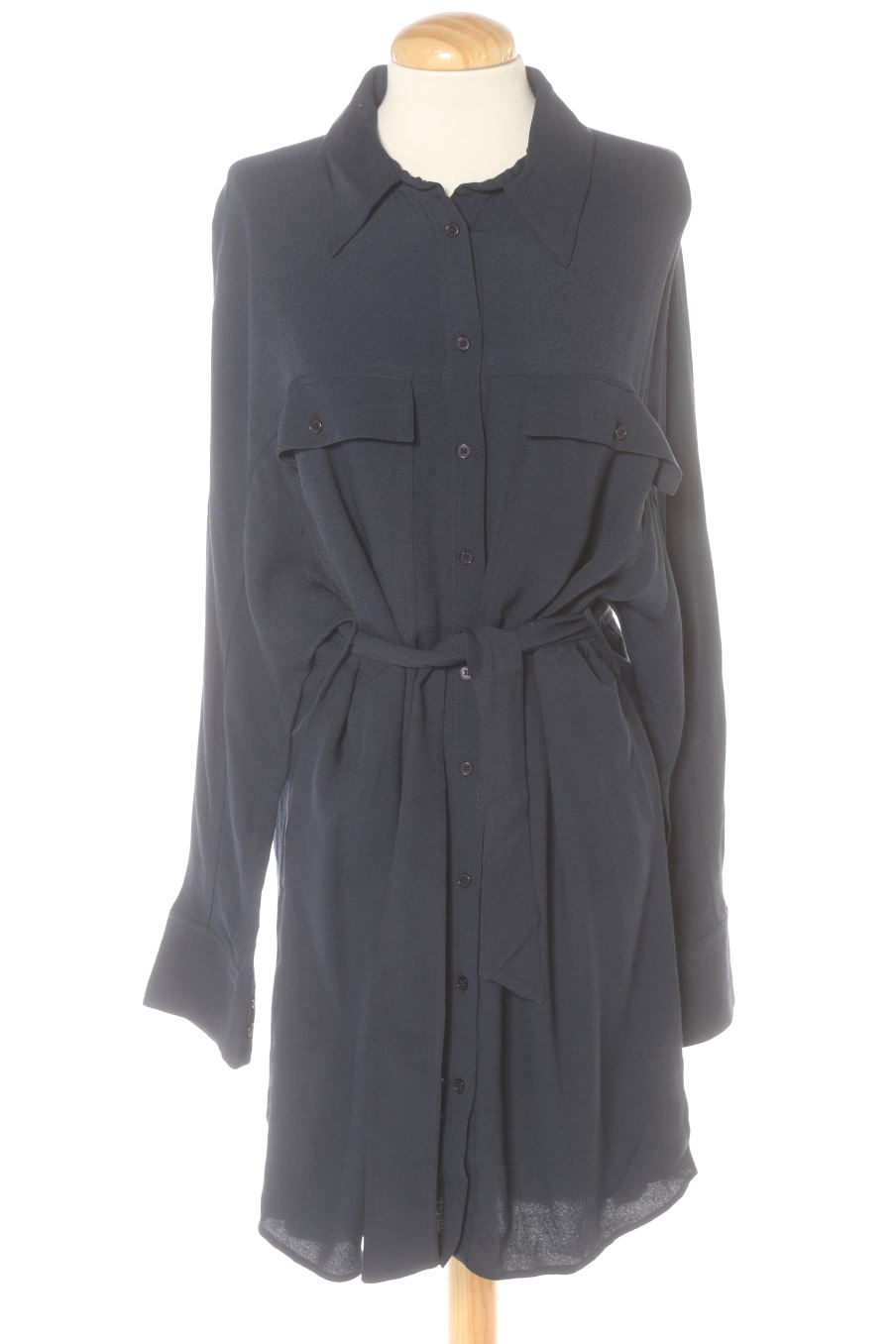 Robe casual Mango de la taille S, de couleur bleu marine