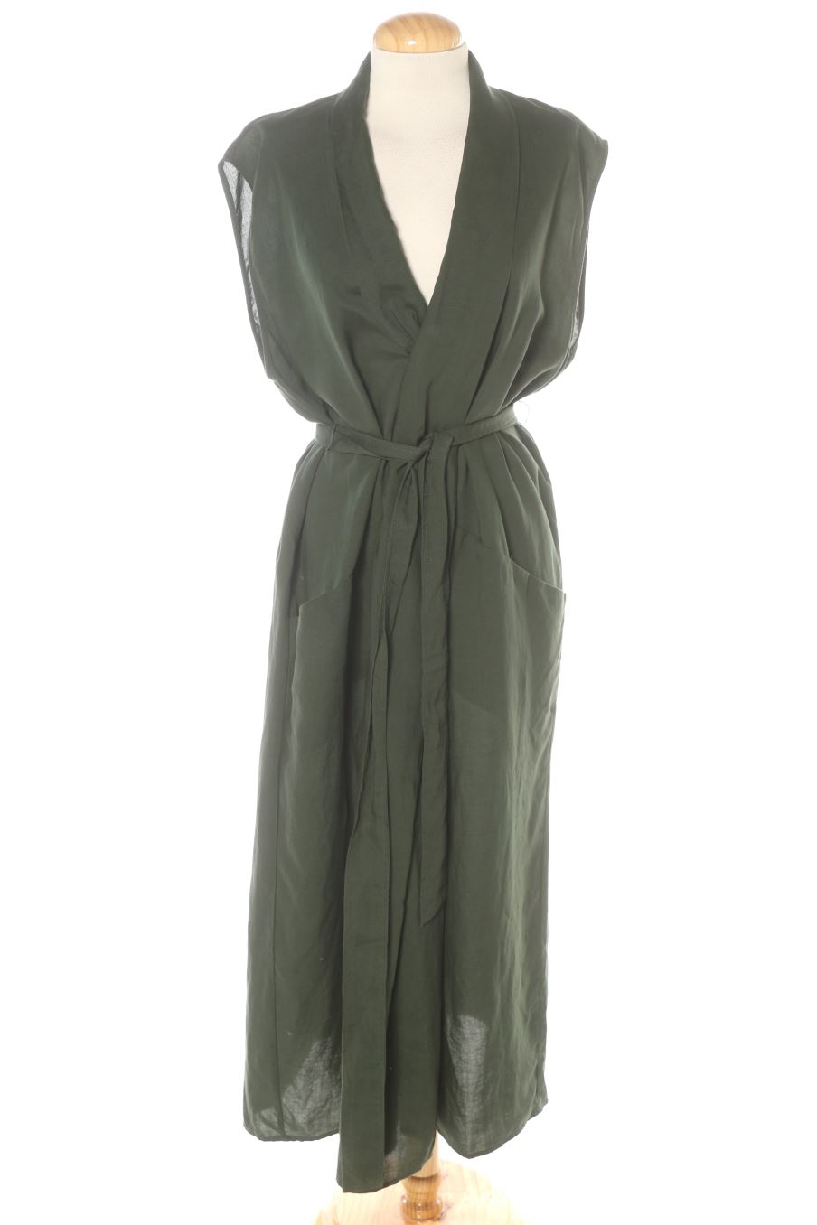 Einfaches Kleid von Zara Größe XL, Farbe Grün, für