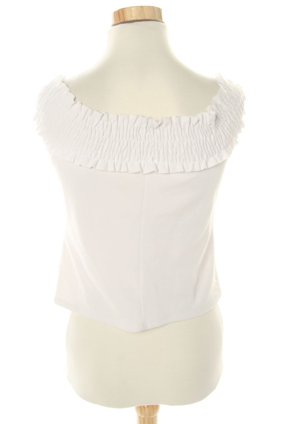 Top Trafaluc de la taille S, de couleur blanc