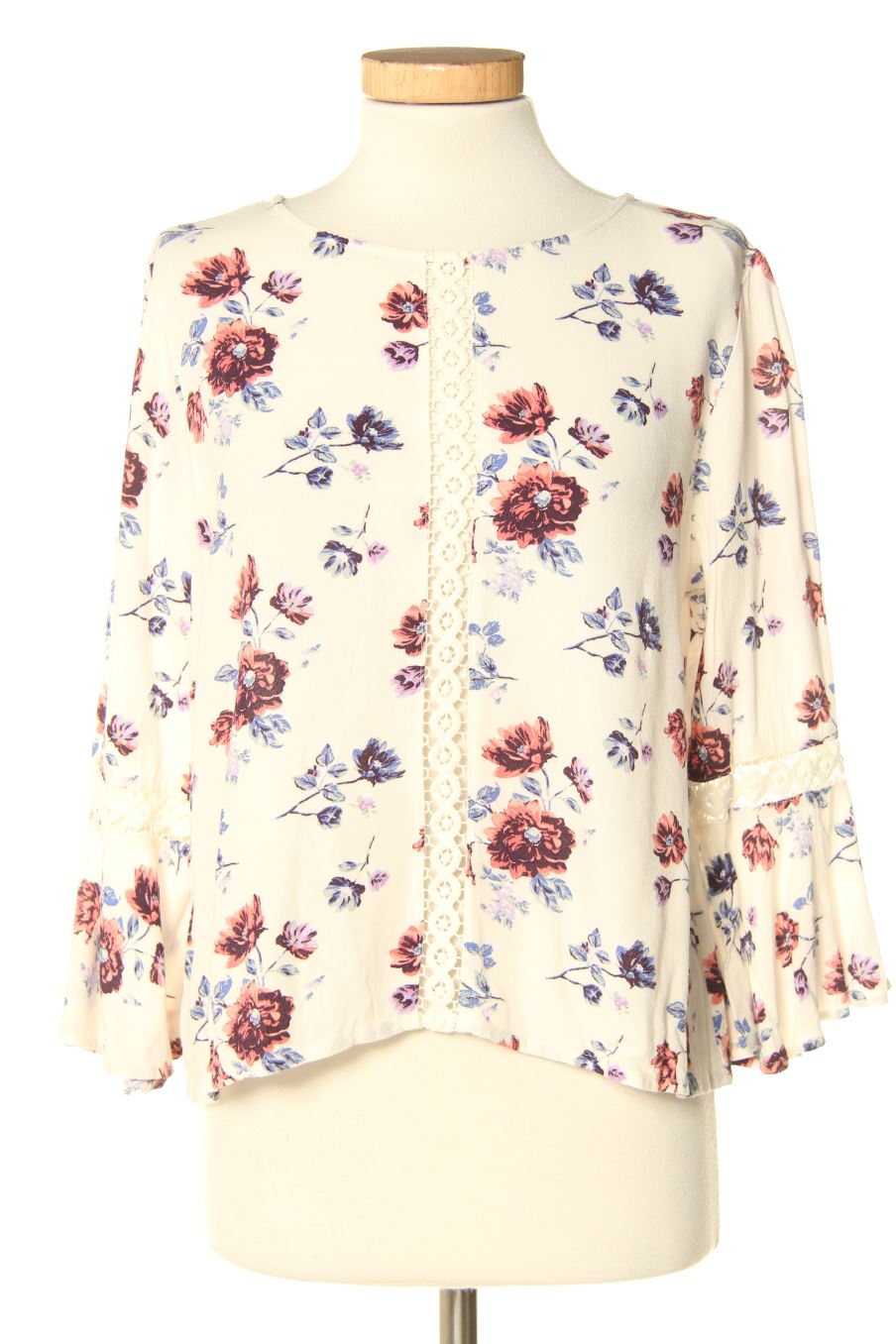 Blouse à manches longues Forever 21 de la taille S, de couleur fleurs