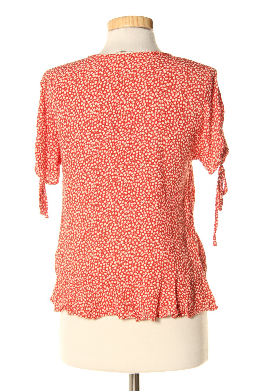 Blouse à manches courtes H&M de la taille 38, de couleur fleurs