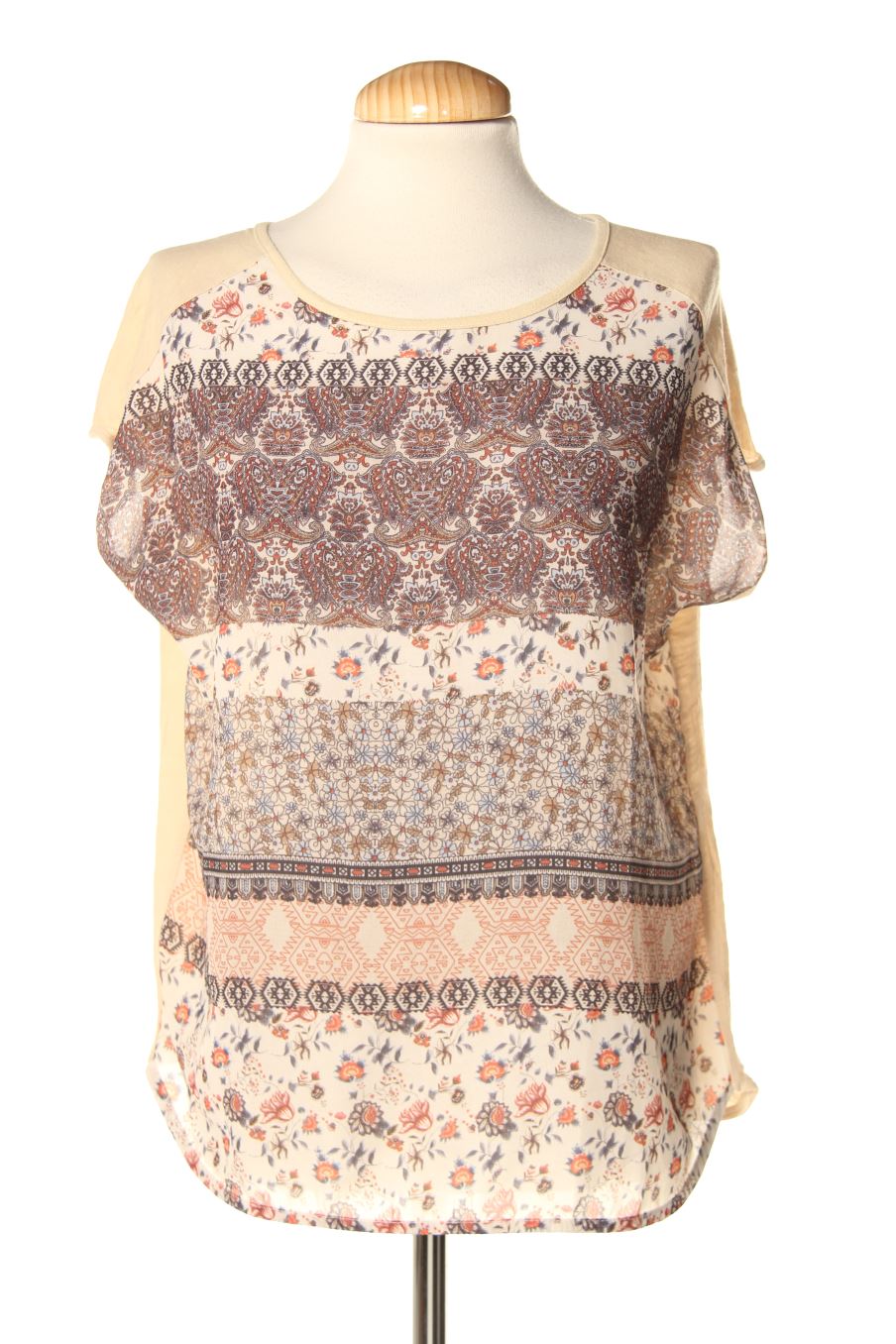 Blouse à manches courtes Stradivarius de la taille M, de couleur imprimés
