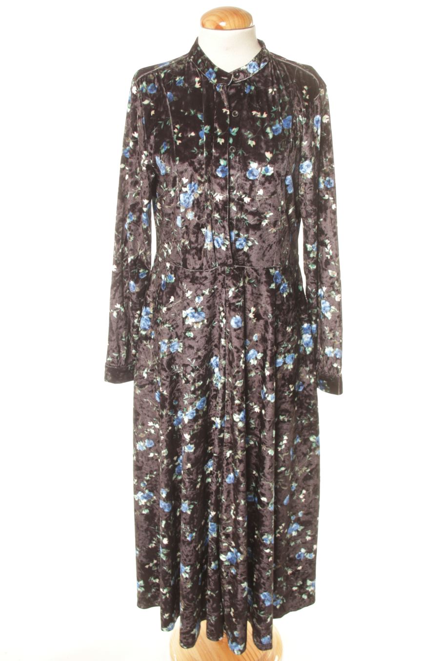 Robe casual kling de la taille L, de couleur fleurs de velours