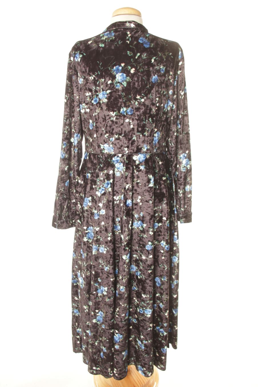 Robe casual kling de la taille L, de couleur fleurs de velours