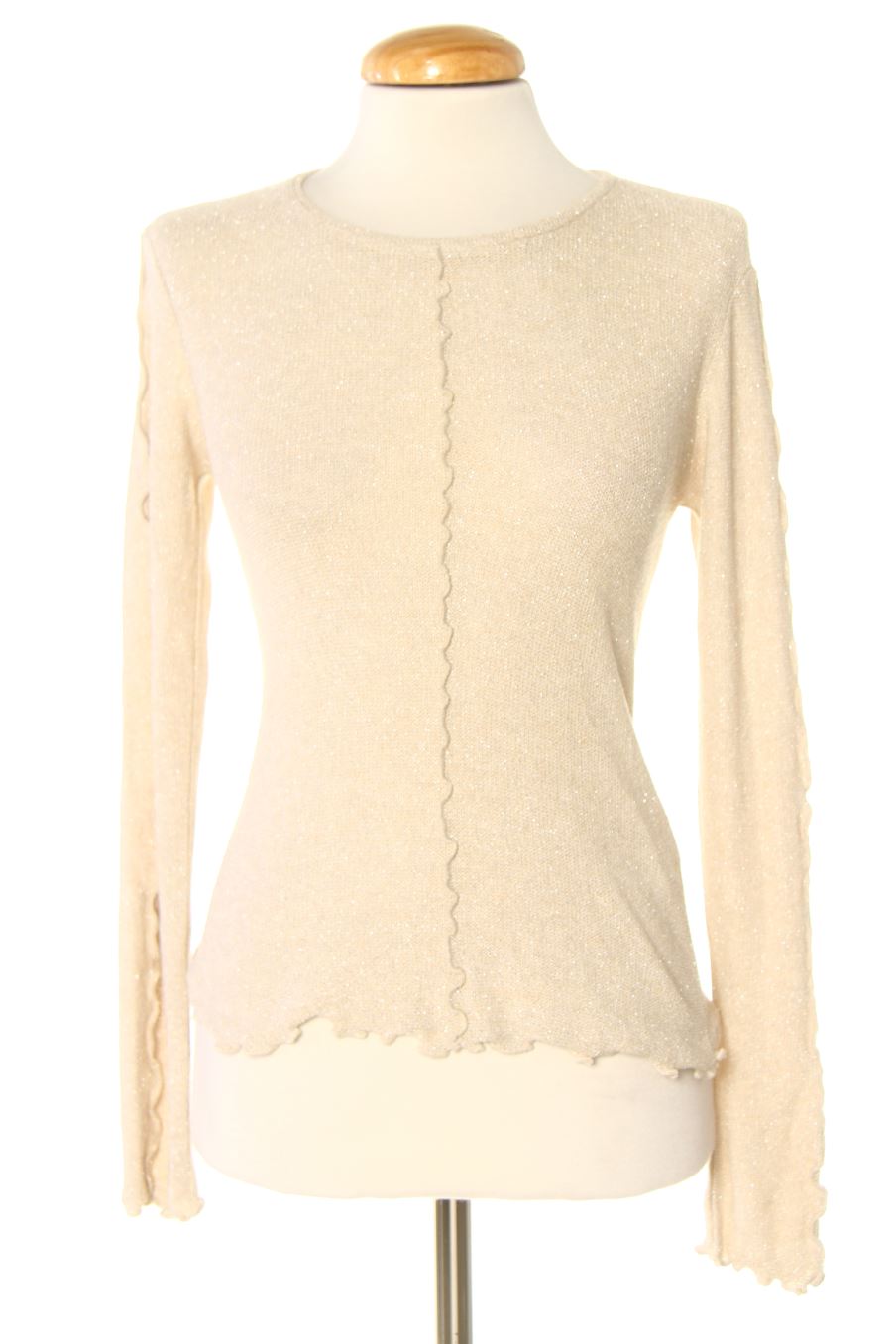 Jersey de Zara de la talla S, de color beige