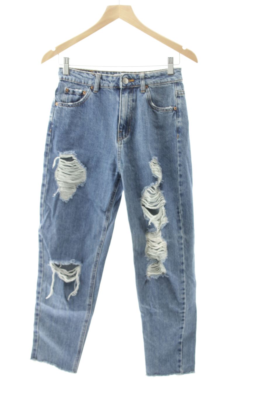 Jeans Pull & Bear de la taille 34, de couleur bleu de denim