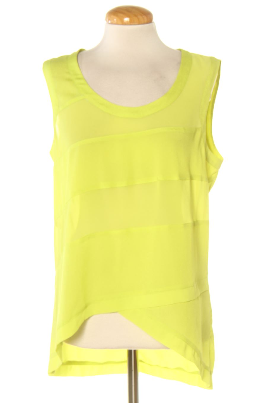 Blusa a maniche corte de Patrice Breal de la talla 42, de color giallo