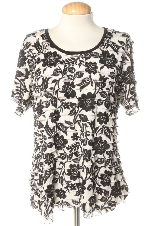 Blusa a maniche corte