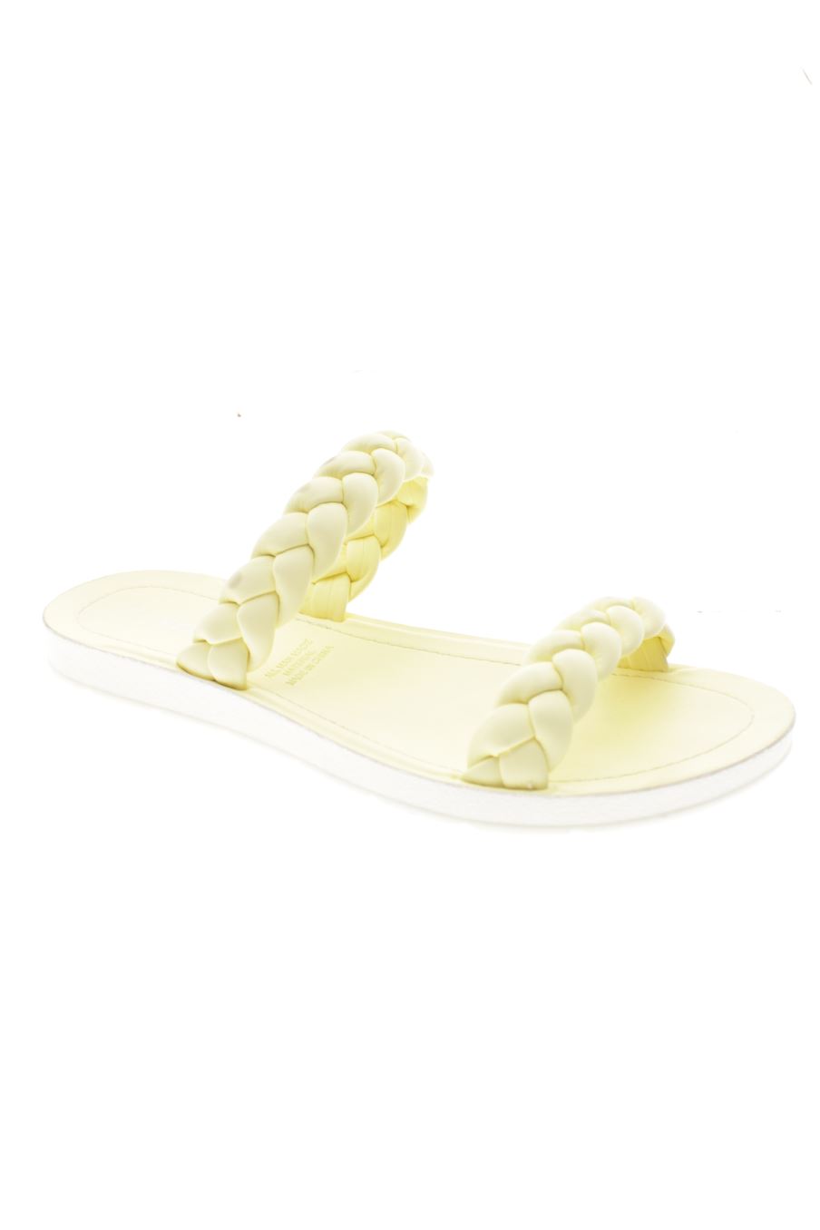 Sandalias planas de Soda de la talla 39, de color amarillo de