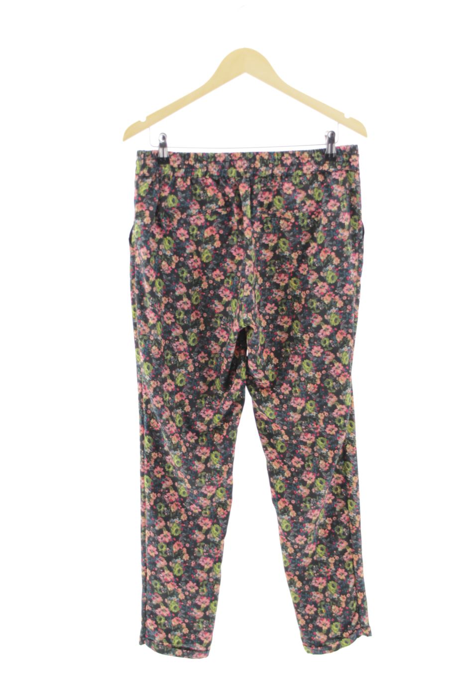 Pantalon Stradivarius de la taille L, de couleur fleurs