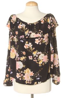 Blusa a maniche lunghe 36 Springfield, foto 1 di 2