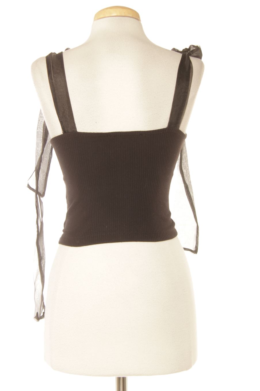 Top Zara de la taille S, de couleur noir