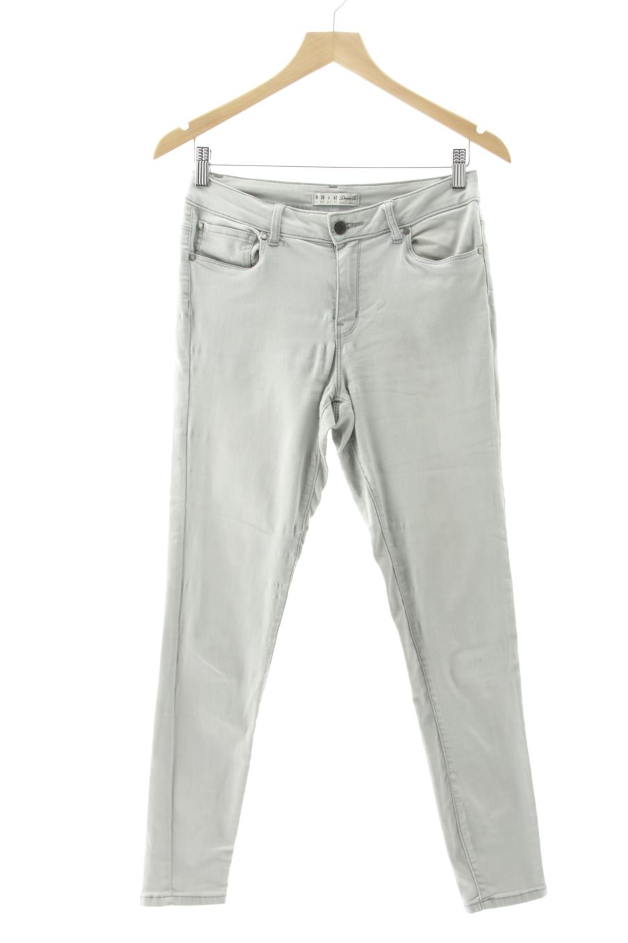 Vaquero de Demin de la talla 38, de color gris de ropa vaquera