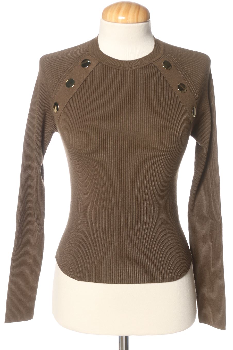 Pull Zara de la taille S, de couleur vert