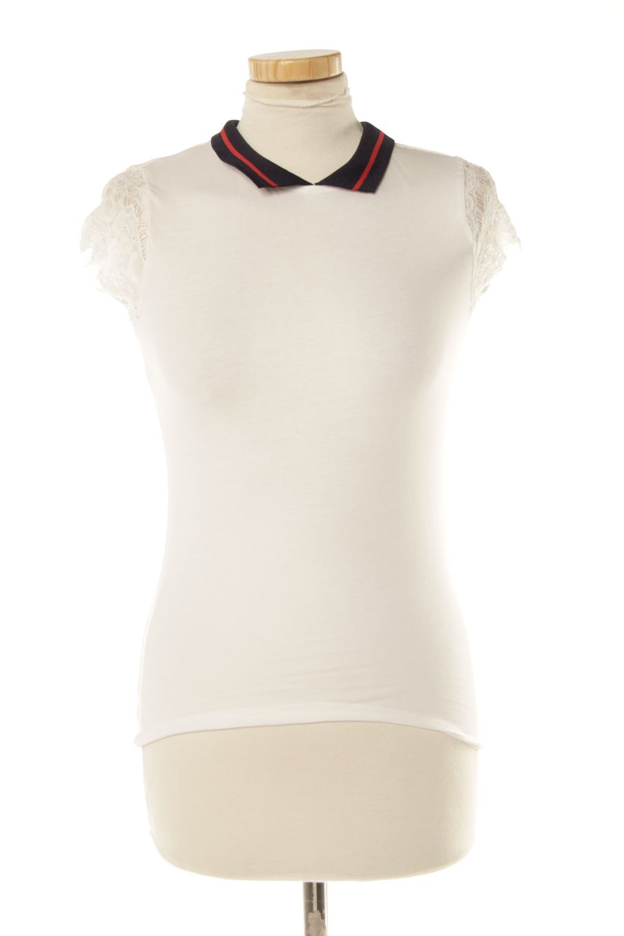 T-shirt Naf Naf de la taille XS, de couleur blanc